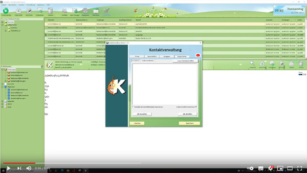 KUNOMAIL - Import von externen Kontakten (Tutorial)