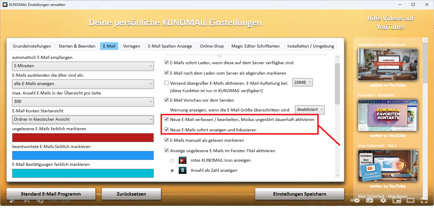 KUNOMAIL Update 3.2.4
