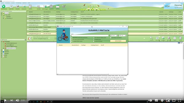 KUNOMAIL - Suche (Tutorial)